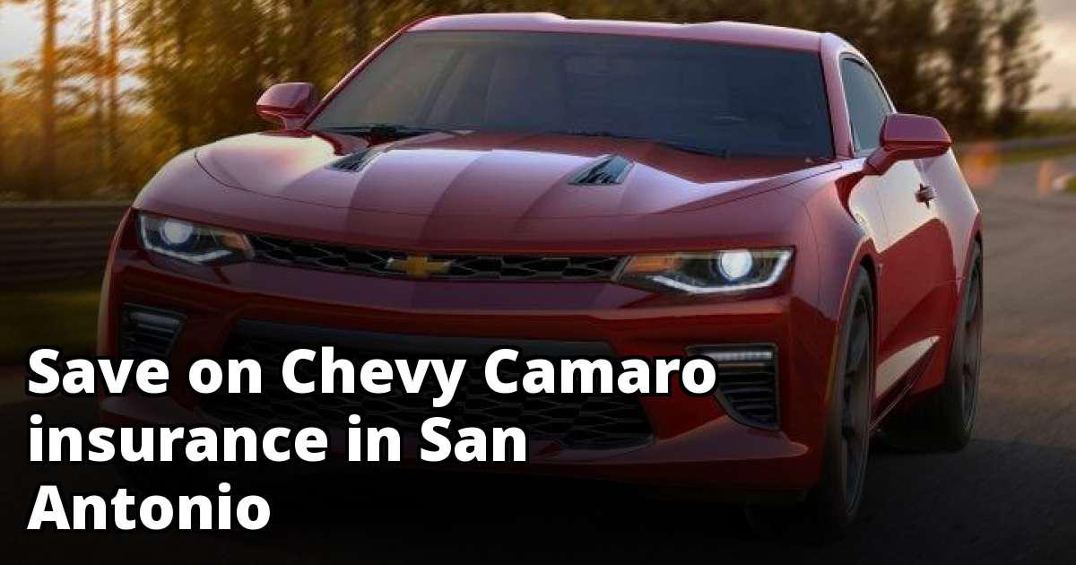 Cheap Rate Quotes for Chevy Camaro Insurance in San Antonio, TX